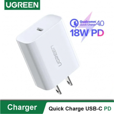 Củ sạc nhanh 20W chuẩn USB-C PD hỗ trợ QC 4.0 Ugreen 60449