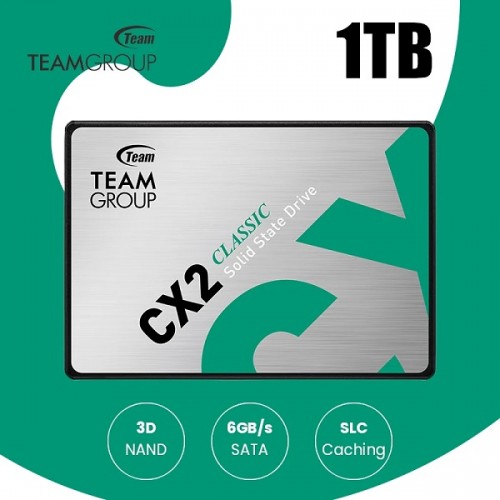 Ổ cứng SSD TeamGroup CX2 Sata III 1TB