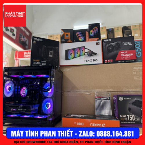 Trọn bộ PC Gaming Ryzen 7 5800X3D ( 5800X3D / 32GB / 1TB / RX 6600 8GB / LCD 34 INCH )