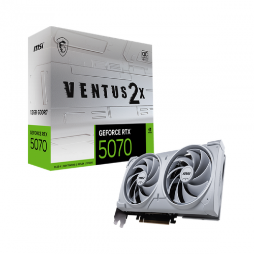 VGA MSI GeForce RTX 5070 12G VENTUS 2X OC WHITE